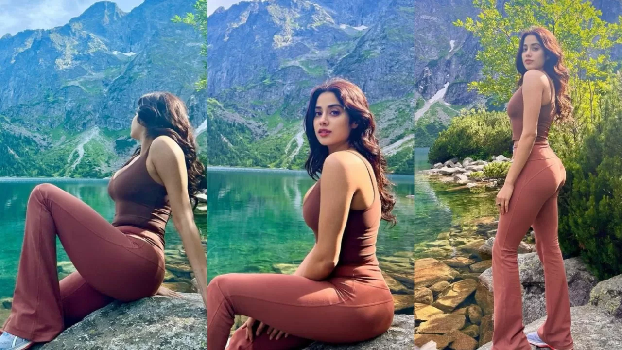 Janhvi Kapoor is gorgeous as the scenic mountains in this new photoshoot, shows athleisure is the new style trend