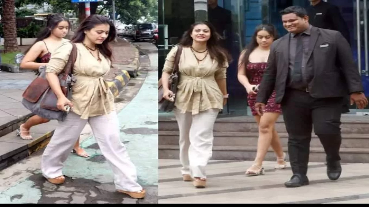 घुटने से ऊपर की ड्रेस पहन काजोल के साथ जब घूमने निकली नीसा, मां से ज्यादा बेटी पर टिकी लोगों की नजरें