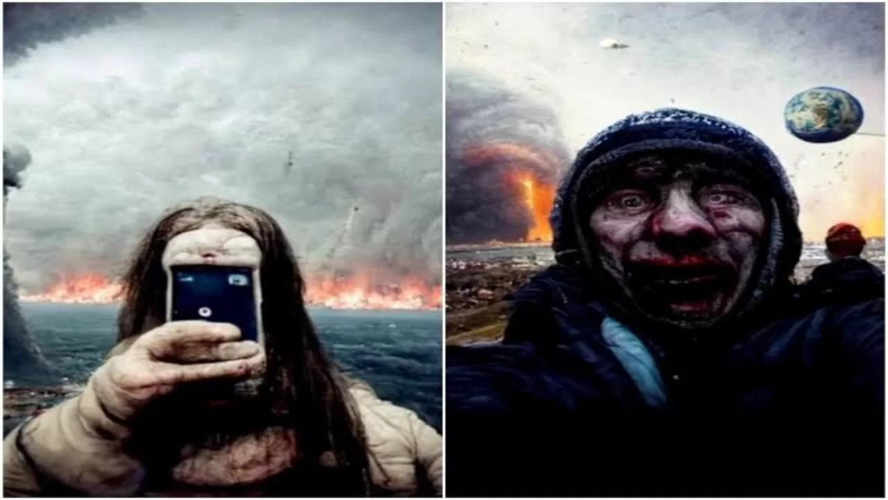 कैसी होगी पृथ्वी पर ली गई आख़िरी Selfie ? AI ने बनाई पृथ्वी के आख़री इंसानों की तस्वीरें