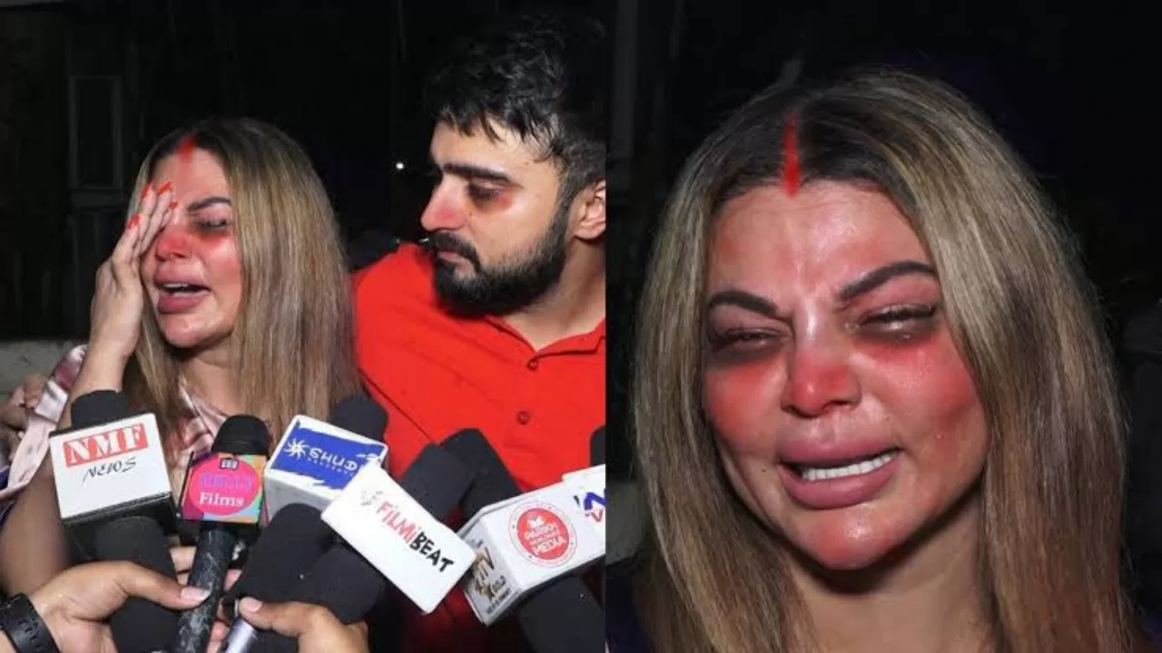 बीच सड़क पर राखी के बॉयफ्रेंड ने राखी को जमकर धोया , राखी का हुआ रोते रोते बुरा हाल -देखे वीडियो