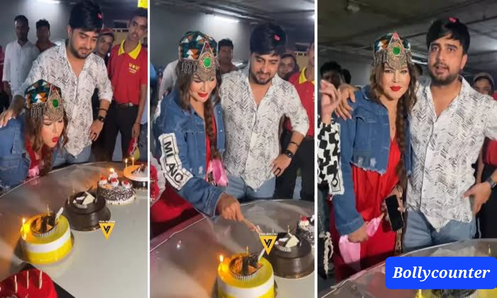 अपने बॉयफ्रेंड आदिल संग राखी सावंत ने मनाया अपना 44 वां बर्थडे, सेलिब्रेशन की फोटोज हुई वायरल