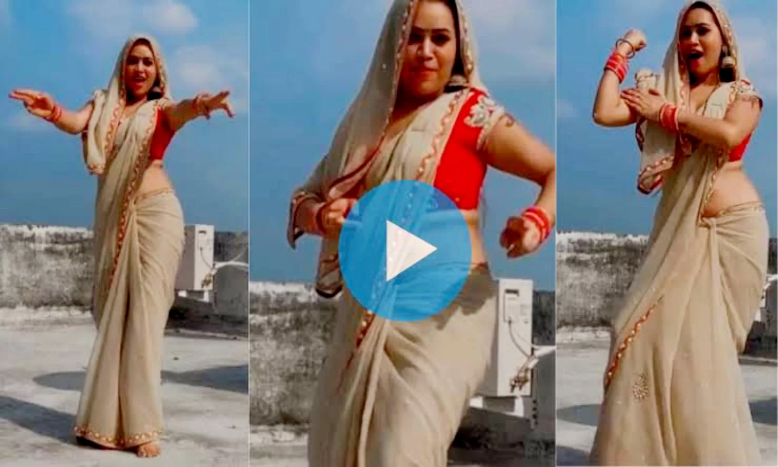 Video : भाभी जी के सर चढ़ा डांस का भूत, इसके आगे तो सपना चौधरी का डांस भी फेल