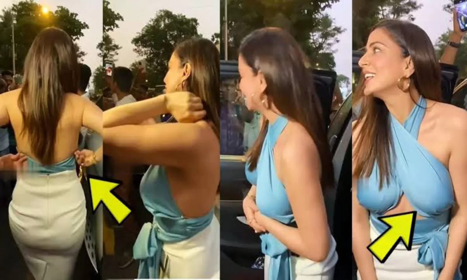 टीवी एक्ट्रेस श्रद्धा आर्या (Shraddha Arya) को बो*ल्ड टॉप पहनना महंगा पड़ गया, पब्लिक में बार-बार हाथों से इज्जत ढकती दिखीं
