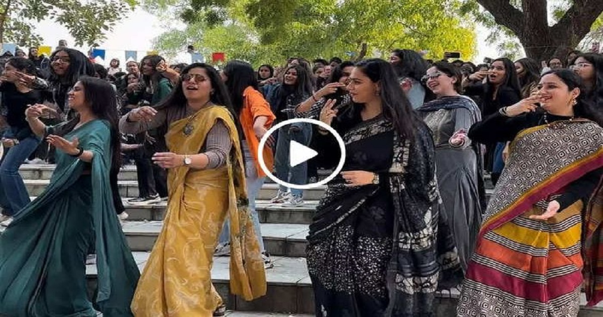 delhi university jmc professors dance on shah rukh khan film song jhoome jo pathaan with students watch video 98111567 1 1