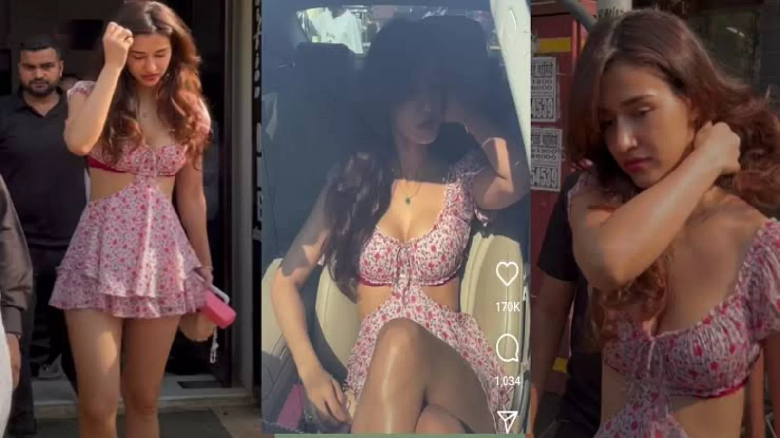 बनारस की सड़कों पर बेहद छोटी ड्रेस पहन घूमती दिखी Disha Patani, बनारसी पान खाते वीडियो हुआ वायरल!, देखें Video..