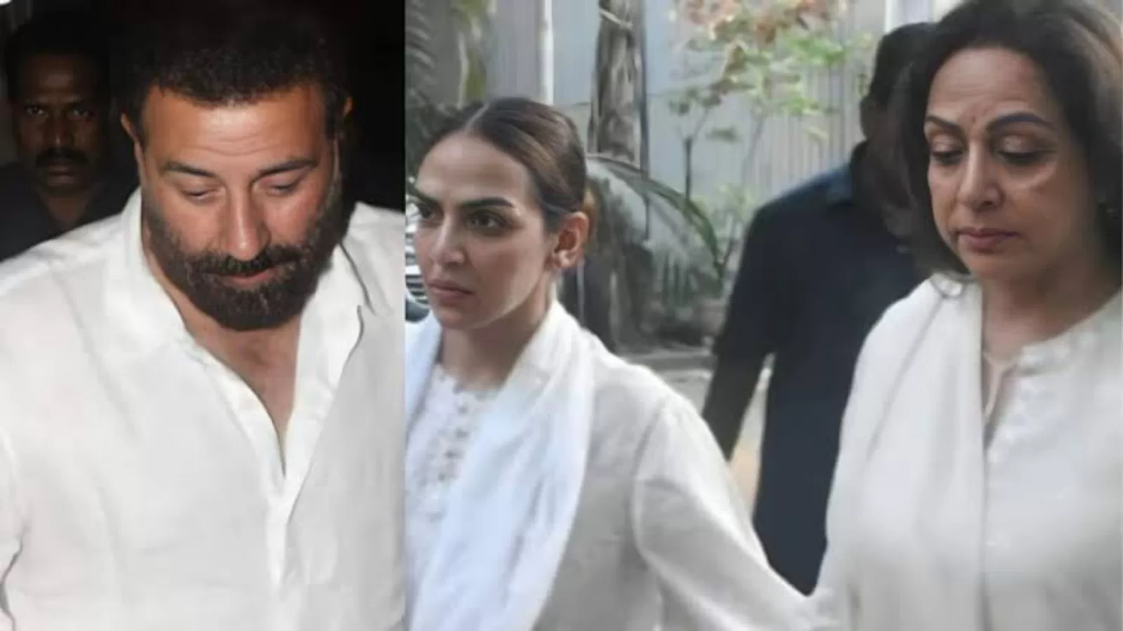 हेमा मालिनी के ऊपर टूटा दुखों का पहाड़ तो सौतेले बेटे सनी देओल ने दिया सहारा, सौतेली मां के साथ पहली बार आए नजर
