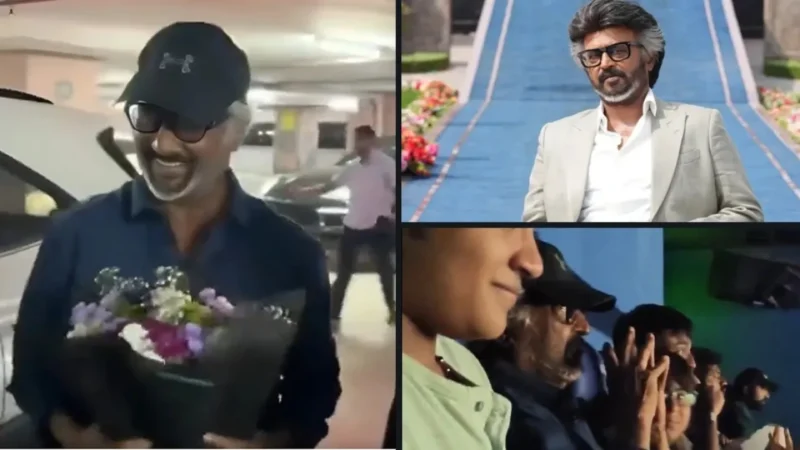 चेन्नई के थिएटर में फैंस के साथ जेलर 2 देखते रजनीकांत